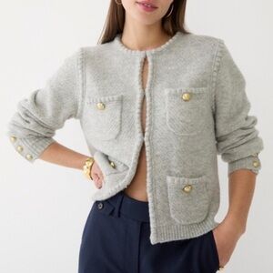 Like-New J. Crew Odette Sweater Lady Jacket - M